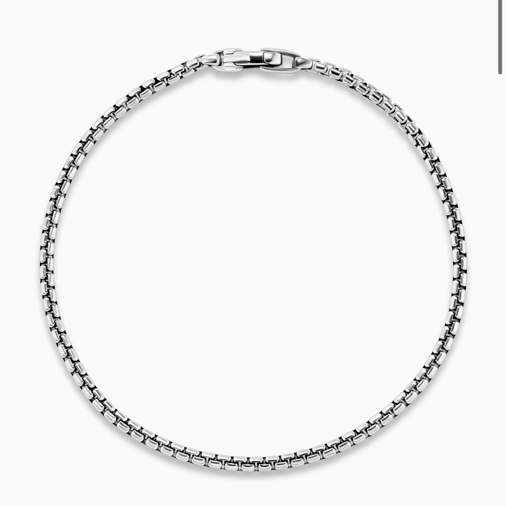DAVID YURMAN ORIGINAL STERLING SILVER MEN’S BRACELET.
